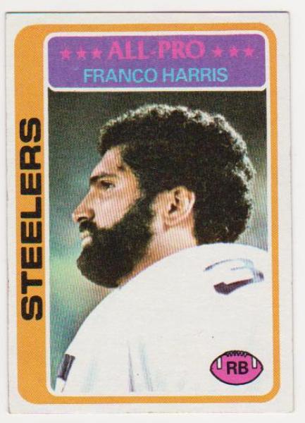 1978 Topps Franco Harris #500 Card - HOF'er
