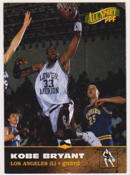 1996 Kobe Bryant Score Board All Sport PPF #11 Rookie Card