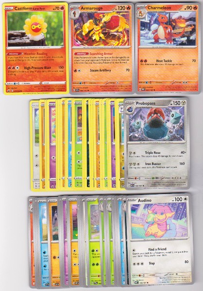 50 Different Pokemon Trading Cards w/ Charmeleon + More