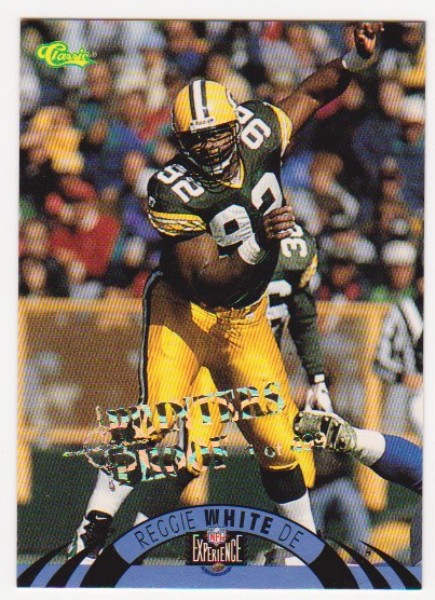 Only 499 Exist - Reggie White 1996 Classic NFL Experience Printers Proof #90 Insert Card