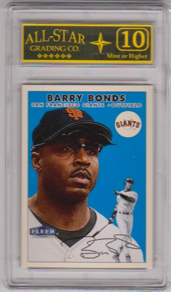 Graded 10 - Barry Bonds 2000 Fleer Tradition #335 Card