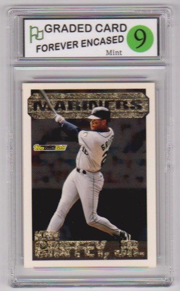 Labeled Mint 9 - Ken Griffey Jr. 1994 Topps Black Gold #8 Insert Card