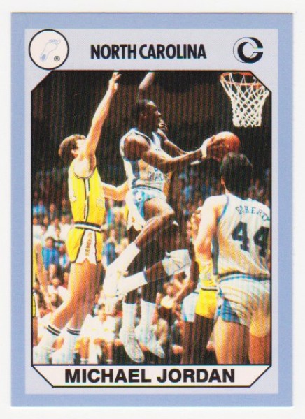 Michael Jordan 1990 North Carolina #3 College Card