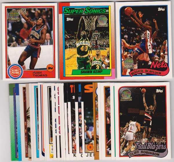 25 Different 1993 Topps Gold Archives The Rookies Cards w/ Isiah Thomas + More