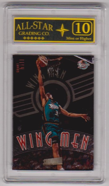 Graded 10 - Grant Hill 1998-99 Stadium Club Wing Men #W6 Insert Card