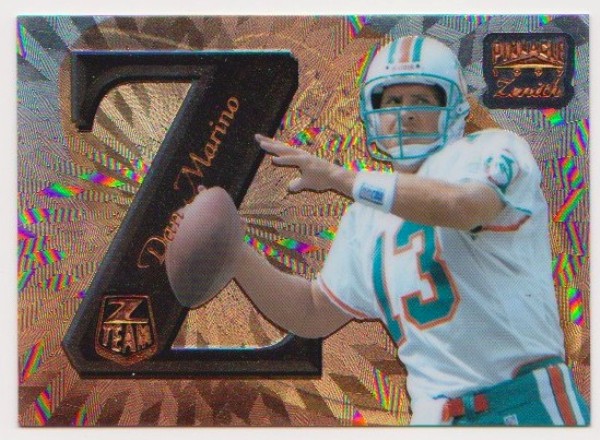 1997 Zenith Z-Team Dan Marino #ZT2 Promo Card