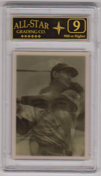 Graded 9 - Ted Williams 1986 Sportflics Decade Greats #25 Card
