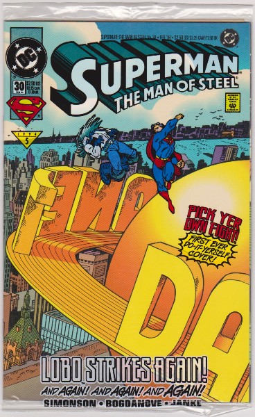 Sealed - 1994 DC Comics Superman The Man Of Steel #30 Issue