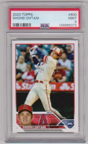 Graded PSA Mint 9 - Shohei Ohtani 2023 Topps #600 Card