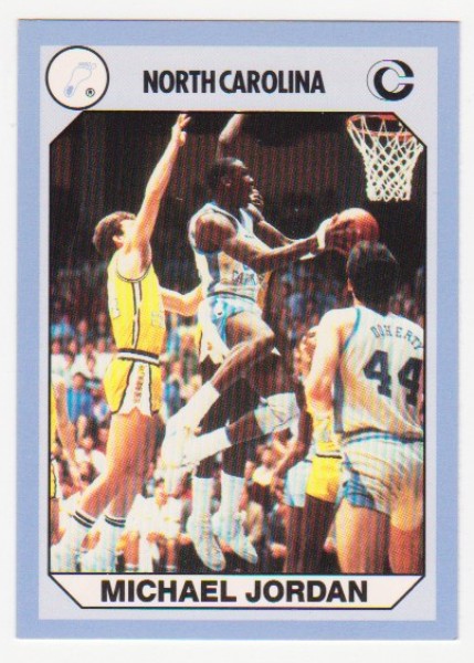 Michael Jordan 1990 North Carolina #3 College Card