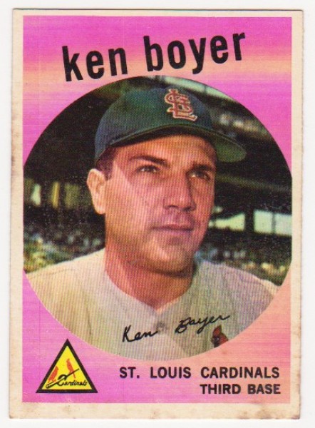 1959 Topps Ken Boyer #325 Card - 7 Time All-Star