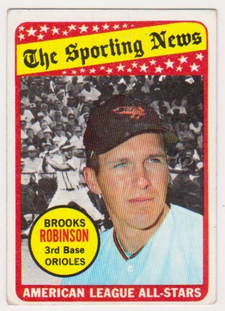 1969 Topps Brooks Robinson #421 Card - HOF'er 