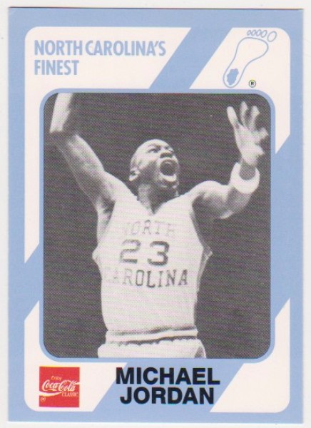 Michael Jordan 1989 North Carolina #65 College Card