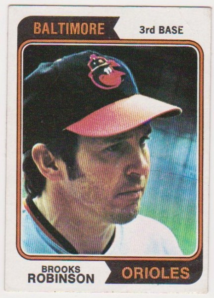 1974 Topps Brooks Robinson #160 Card - HOF'er