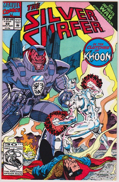 1992 The Silver Surfer #69 Issue - Marvel Comics