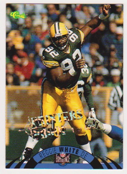 Only 499 Exist - Reggie White 1996 Classic NFL Experience Printers Proof #90 Insert Card