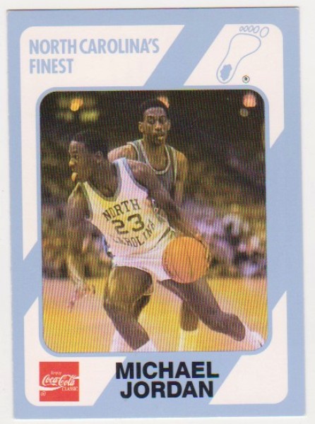 Michael Jordan 1989 North Carolina #17 College Card