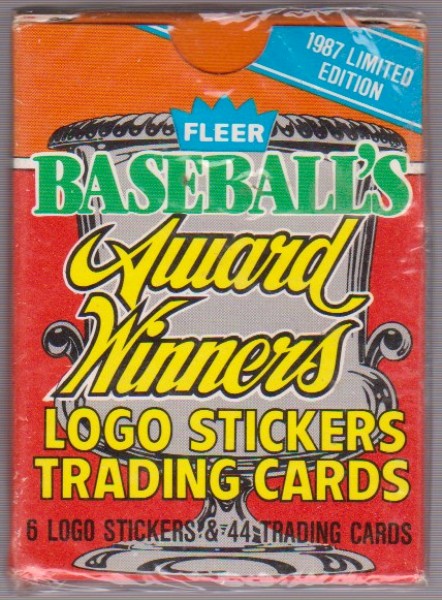 Sealed - 1987 Fleer Baseball Award Winners 44 Card Factory Set