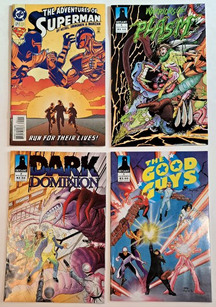 4 Different Comic Books - Superman #524 + More