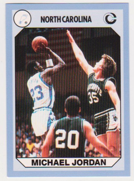 Michael Jordan 1990 North Carolina #61 College Card