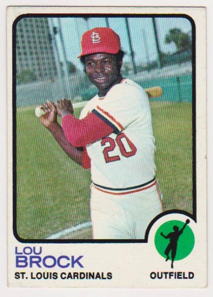 1973 Topps Lou Brock #320 Card - HOF'er