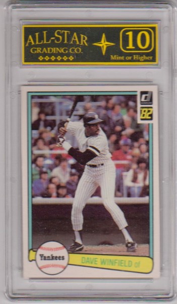 Graded 10 - Dave Winfield 1982 Donruss #31 Card