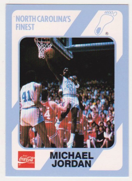 Michael Jordan 1989 North Carolina #14 College Card