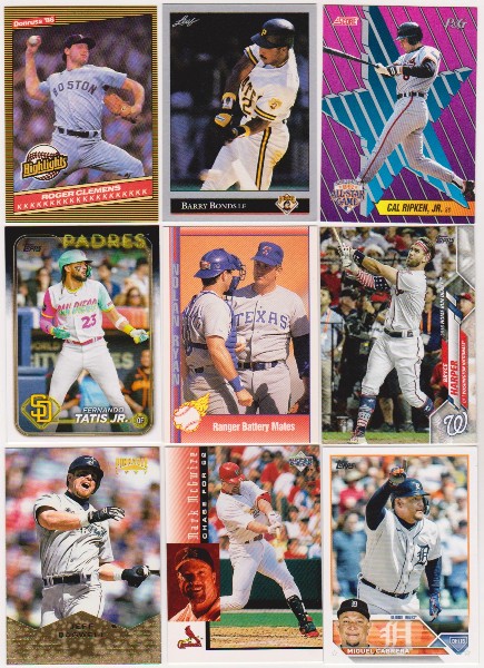 Baseball Card Collection 1986-2024 w/ Roger Clemens, Barry Bonds + More