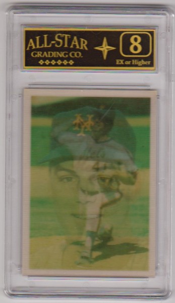 Graded 8 - Tom Seaver 1986 Sportflics Decade Greats #52 Card