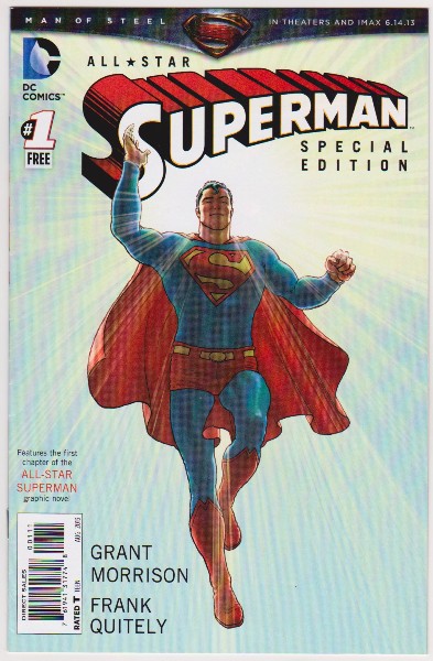 2013 DC Comics ALL STAR SUPERMAN SPECIAL EDITION #1 Issue 