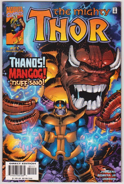 2000 The Mighty Thor #21 Issue - Marvel Comics