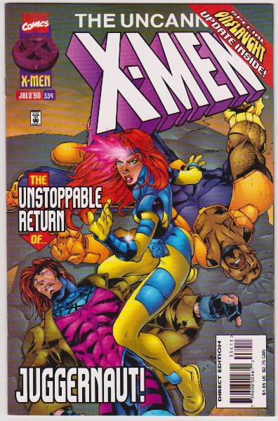 1996 The Uncanny X-Men #334 Issue - Marvel Comics