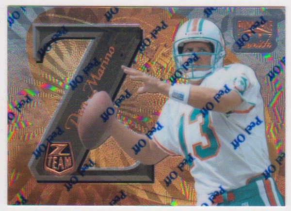 1997 Zenith Z-Team Dan Marino #ZT2 Promo Card