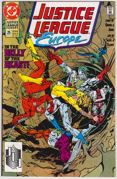 1991 DC Comics JUSTICE LEAGUE EUROPE #25 Issue