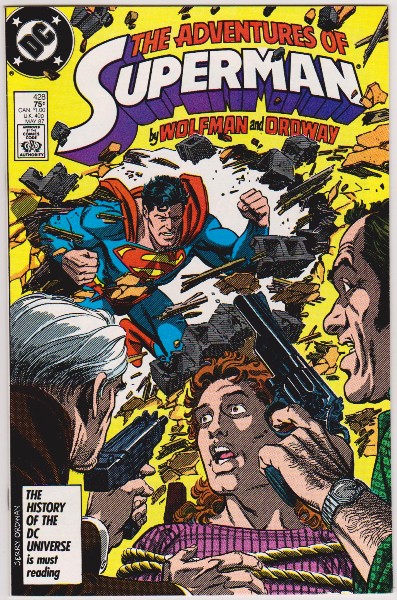1987 DC Comics The Adventures Of Superman #428 Issue