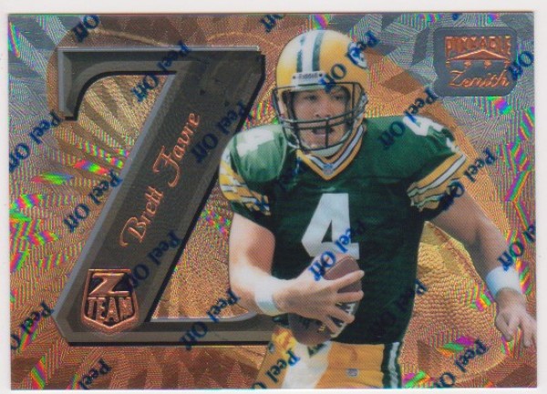 Brett Favre 1997 Zenith Z-Team #ZT11 Promo Card