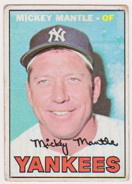 1967 Topps Mickey Mantle #150 Card