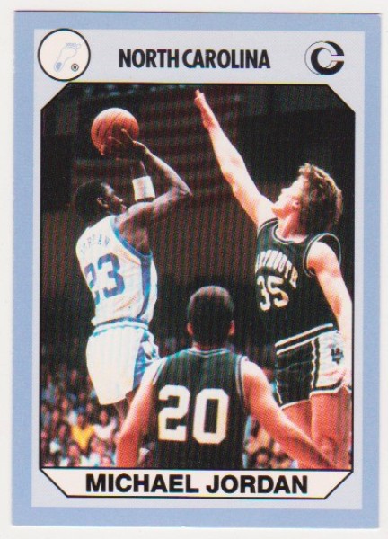 Michael Jordan 1990 North Carolina #61 College Card