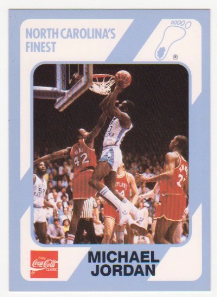 Michael Jordan 1989 North Carolina #13 College Card
