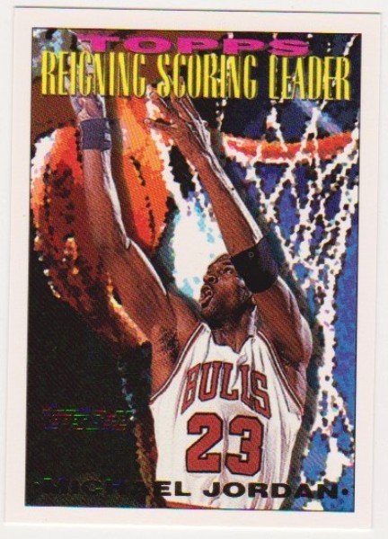 1993-94 Topps Gold Michael Jordan #384 Insert Card