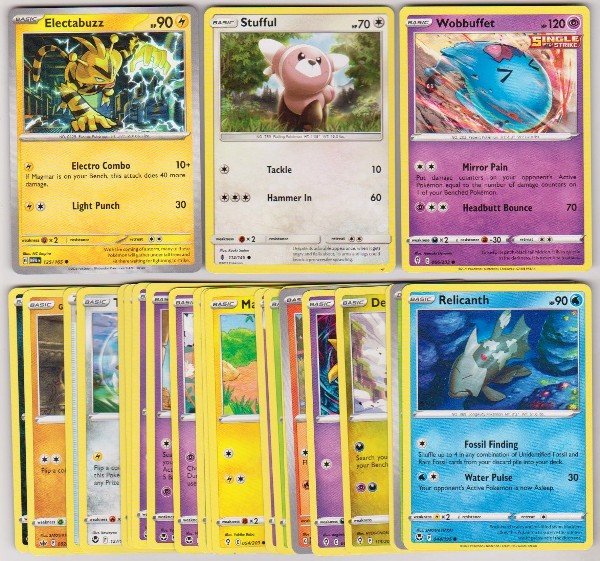25 Different Pokemon Trading Cards w/ Electabuzz + More