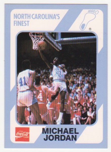 Michael Jordan 1989 North Carolina #14 College Card