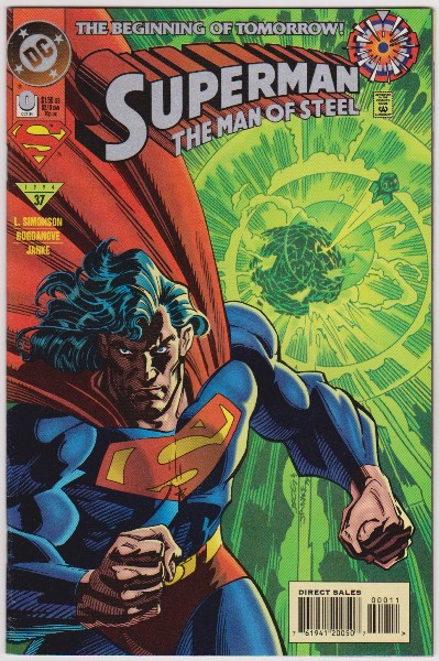 1994 DC Comics Superman The Man Of Steel #0 Issue