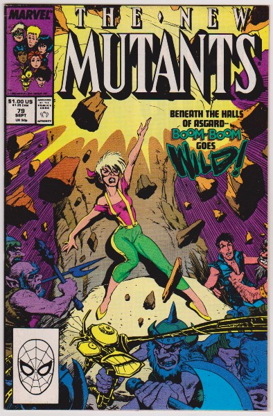 1989 The New Mutants #79 Issue - Marvel Comics