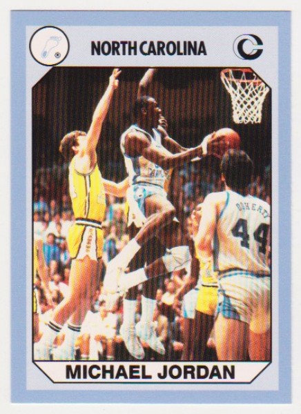 Michael Jordan 1990 North Carolina #3 College Card