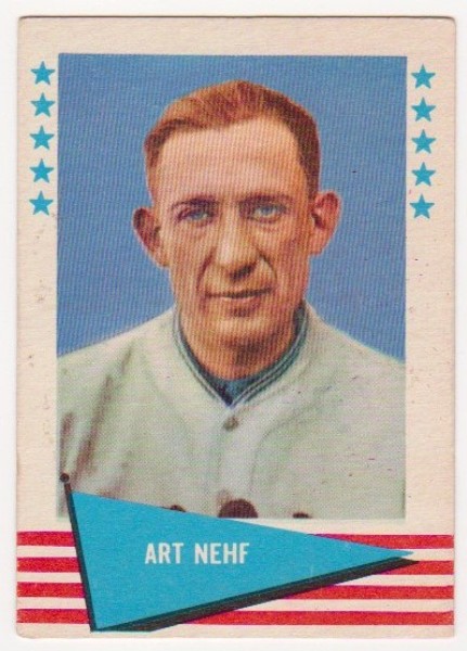 1961 Fleer Art Nehf #65 Card