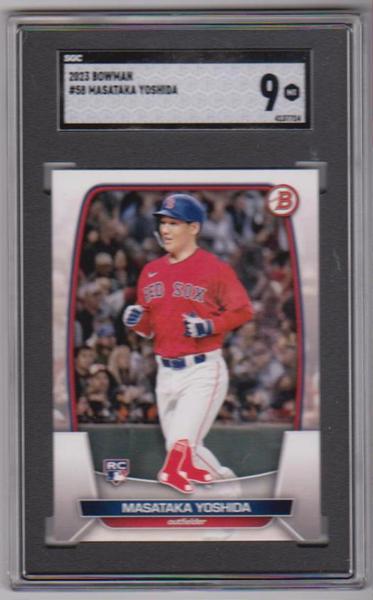 Rookie Graded SGC Mint 9 - Masataka Yoshida 2023 Bowman #58 Card