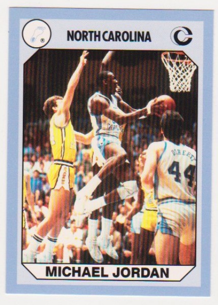 Michael Jordan 1990 North Carolina #3 College Card