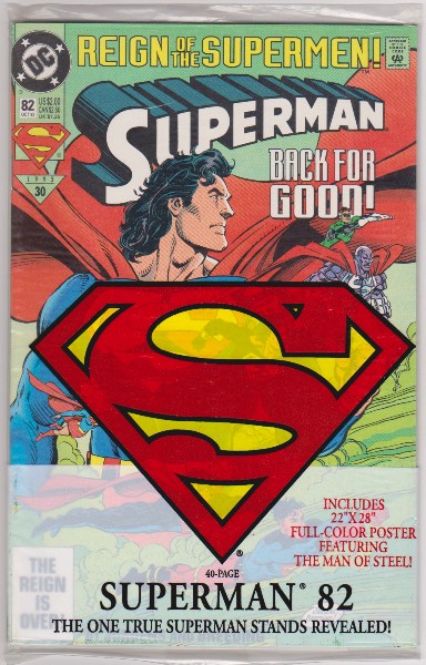 Sealed - 1993 DC Comics SUPERMAN #82 Issue 
