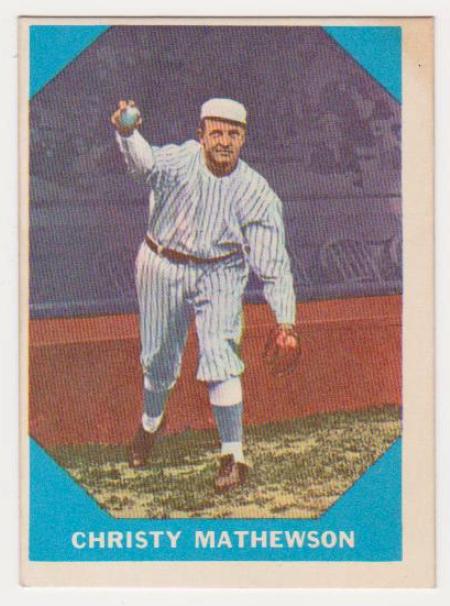 1960 Fleer Christy Mathewson #2 Card - HOF'er
